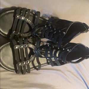 Black sandals